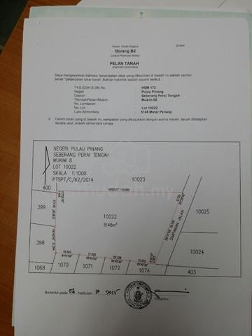 Bukit Mertajam Tanah Liat and Penaga Tanah lot For Sale 1