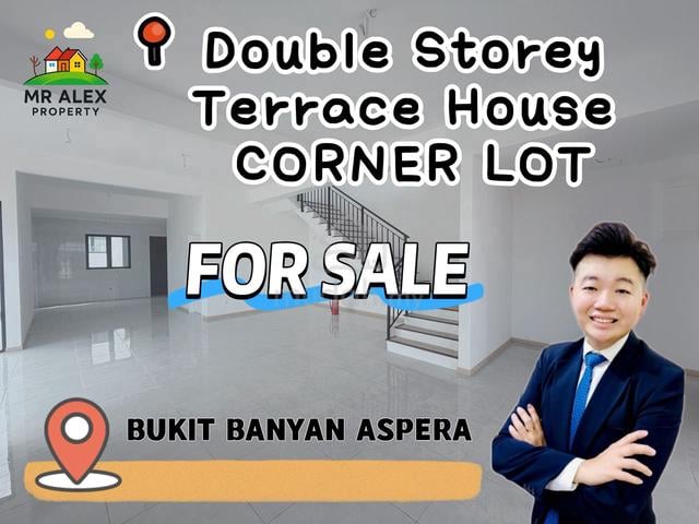 【FOR SALE】Double Storey Terrace House📍Bukit Banyan  🔥 CORNER LOT🔥 1