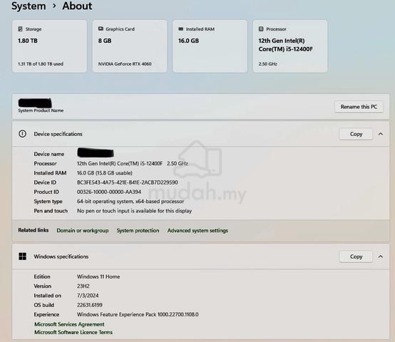 PC Build laju untuk di let go - photo 3 of 6