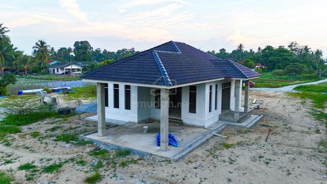 Banglo 1 Tingkat  Tanah 5000kps – 100m ke Jalan Besar, Beris Bachok 1