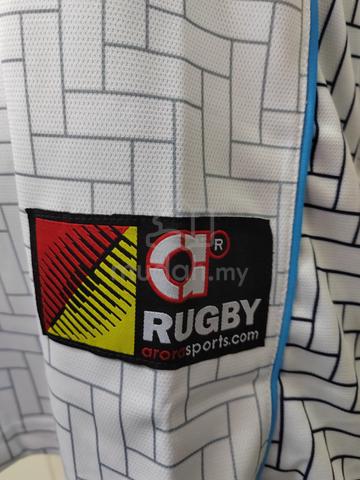 ITEM BARU_Baju Jersi Ragbi ARORA size M White - photo 5 of 6
