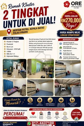 Cluster Bertam Putra, Kepala Batas 1