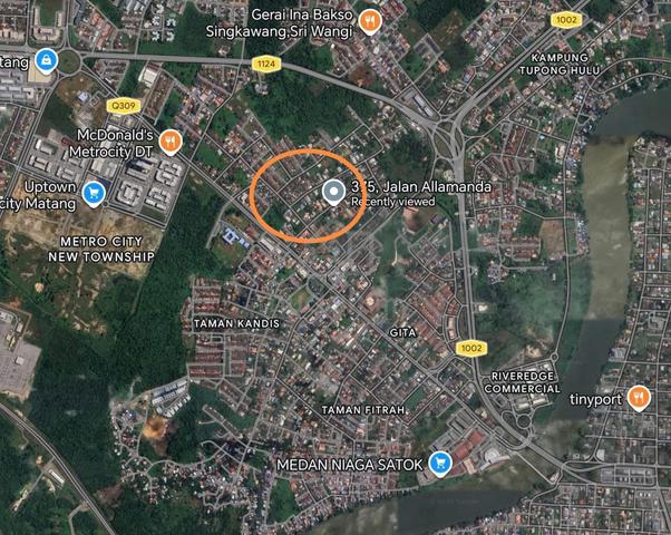 Super Cheap Residential Land Between Metrocity & Kubah Ria, Kuching. 1