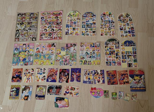 Sailor Moon poster bookmark stickers ring pin - photo 4 of 6