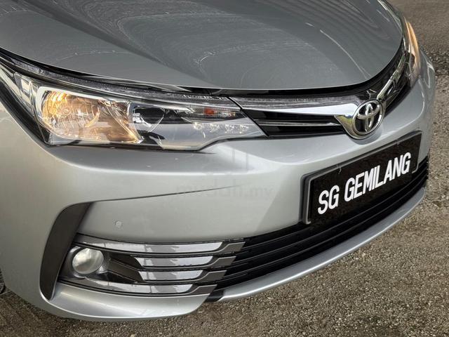 2018 Toyota COROLLA ALTIS 1.8 G(A) Toyota Service - 2