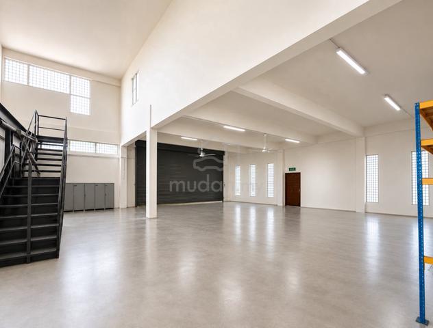1.5 Storey Semi-D Light Industrial Factory Alma For Sale 1