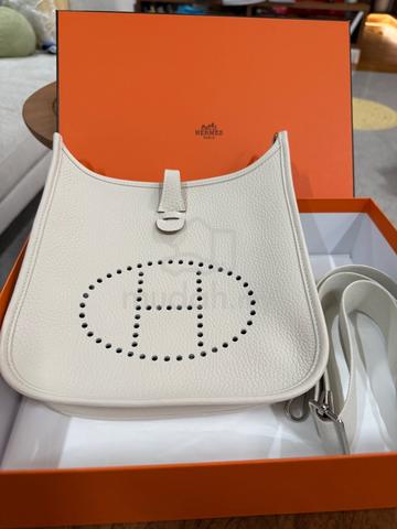 Hermes Evelyne 23 Craie 2026. Stamp G. Brand New - photo 3 of 6