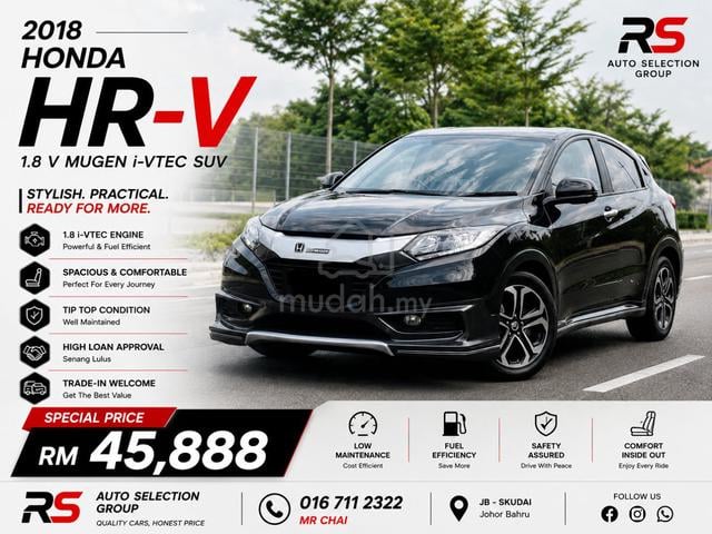 2018 Honda HR-V 1.8 V MUGEN SPEC SUV (A) FULL LOAN - 1