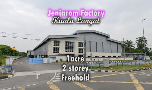 Jenjarom Kuala Langat Freehold 1acre Factory Warehouse 2 Storey 300amp 1