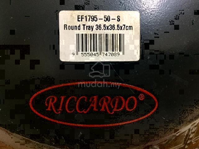 RICCARDO Metal Footed Round Tray 36.5cm - photo 6 of 6
