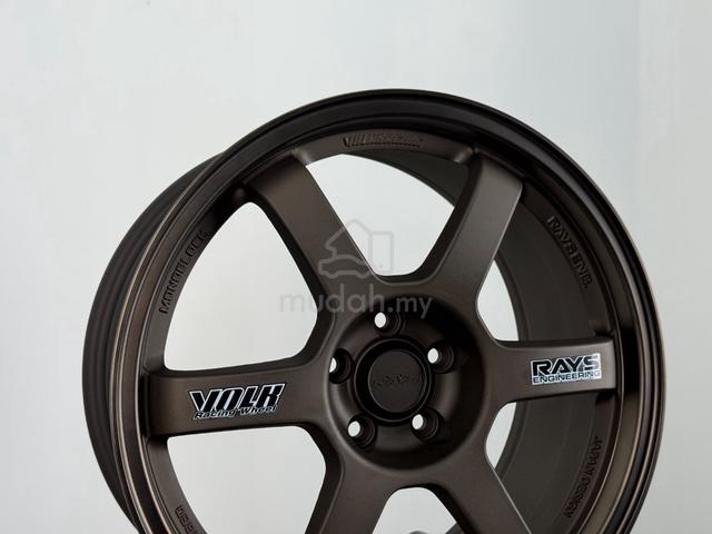 NEW 17 TE37 OG Rim GR86 GT86 BRZ Polo Wish Altis - photo 5 of 6