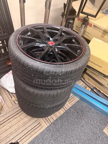 Original Honda Civic Type R FK8 20" Rims with Tyre - photo 2 of 4
