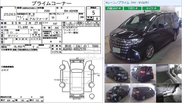 2024 Toyota ALPHARD 2.5 Z Grade 5A 11,xxx km Ready - 2