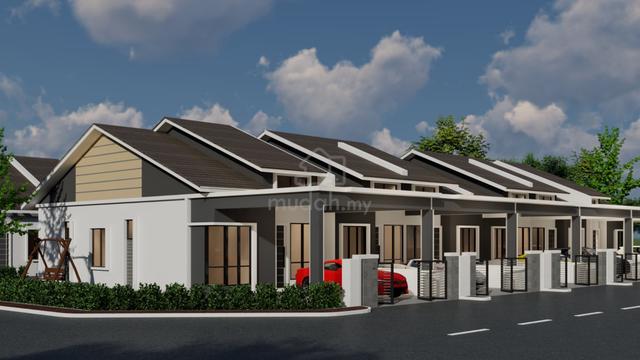 Freehold Terrace House & Shop Office at Bagan Serai Perak 1