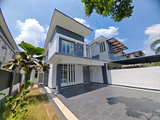 pulai indah double storey cluster house universiti skudai kangkar 1