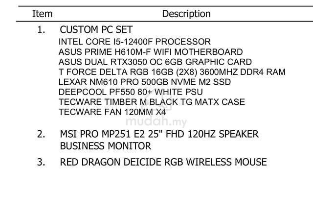 FULL SET SETUP PC NAK DIJUAL ( nego ) - photo 2 of 6