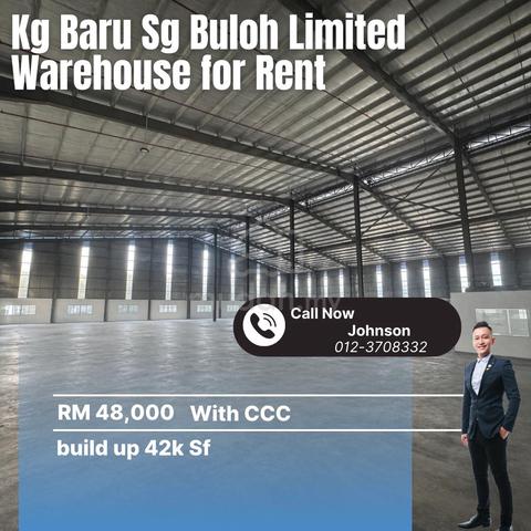 Limited Detached Factory [ Bigger BU:42K Sf]  Kg Baru Sungai Buloh 1