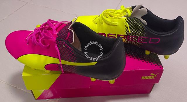 puma evospeed pink and yellow