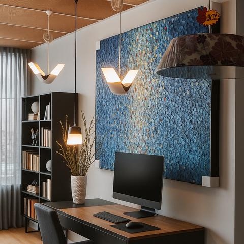 Viora Pendant Light/Modern LED Wing Lamp - LTC0047 - photo 3 of 6