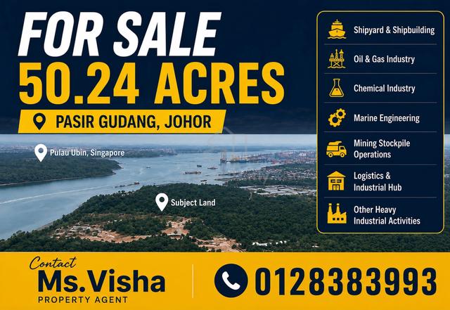 For Sale Industrial Waterfront Land @ Pasir Gudang 1