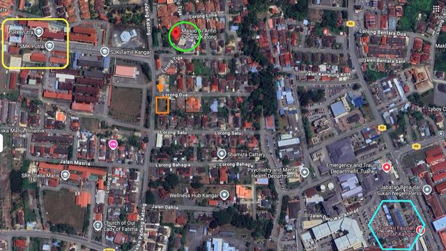SEWA TANAH CORNER LOT BANGLO KANGAR di GOLDEN TRIANGLE, padang katong 1