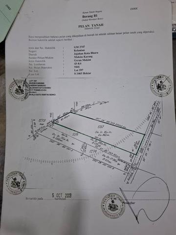 Tanah tepi jalan di Karang Kota Bharu 3