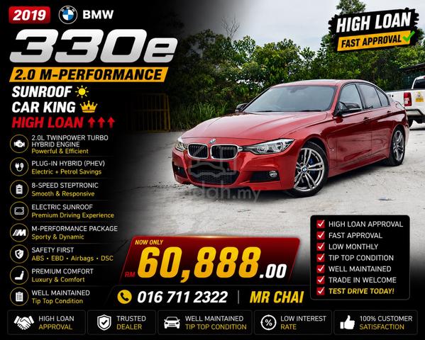 -2019 Bmw 330E 2.0 M SPORT FACELIFT (A) FULL LOAN - 1