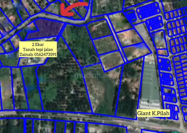 Tanah tepi jalan 2 Ekar @ berdekatan Giant Kuala Pilah for Sale! 1