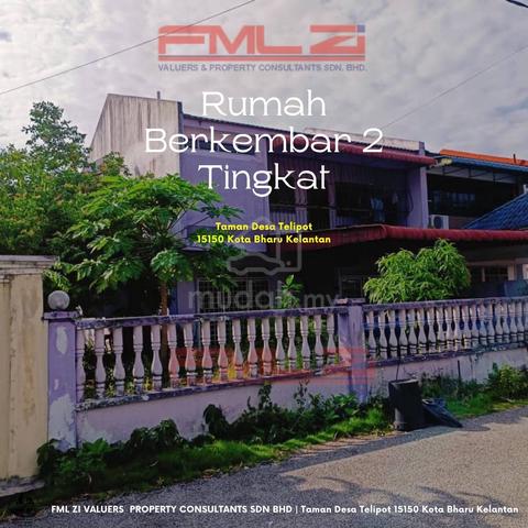 Rumah Berkembar 2 Tingkat Taman Desa Telipot, 15150 Kota Bharu Kelanta 1
