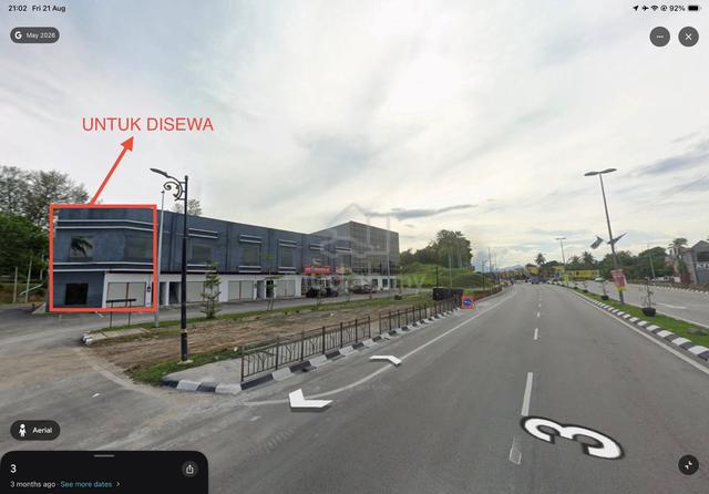 Untuk Disewa / For Rent Shoplot Setiu Depan KFC Setiu 1