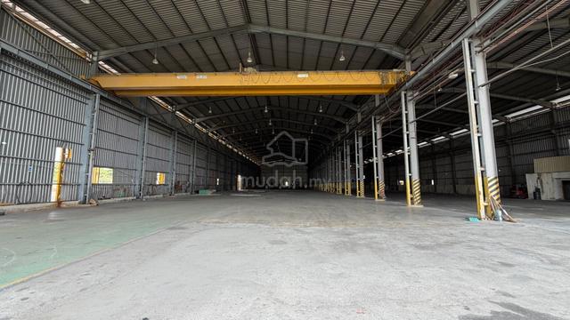 3200amp Senawang Seremban 40ft high Detached Factory gas zone Rent 1