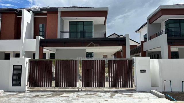 New Double Storey Semi Detached House for Sale at Airport Area Miri 1