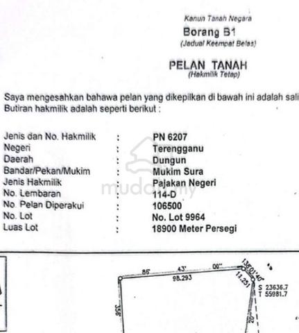 Tanah Industri Bt7, berdekatan Ecrl Dungun 1