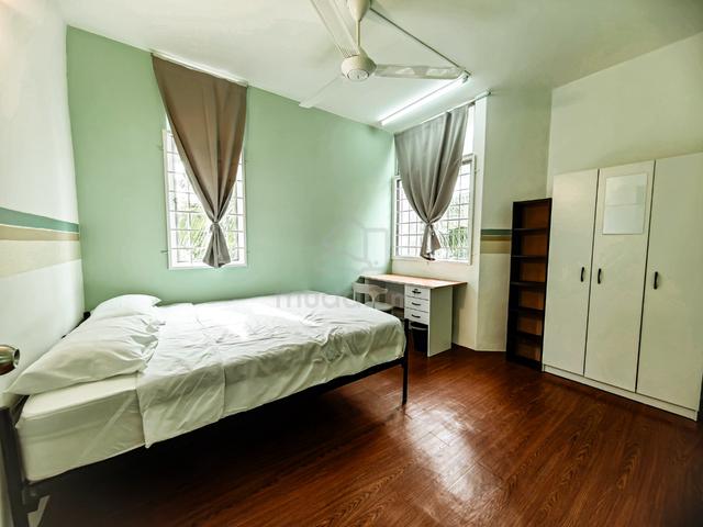 [Bilik Sewa Female] Premium Queen Bedroom|1Pax|Utilities WIFI Parking| 1