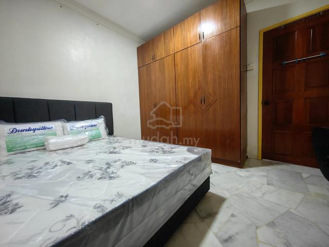 Medium Room Fully Furnished (Menara Megah Condo), nearby MRT, Monorail 1