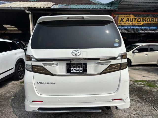 2012 Toyota VELLFIRE 2.4 Z GOLDEN EYES POWER BOOT - 5