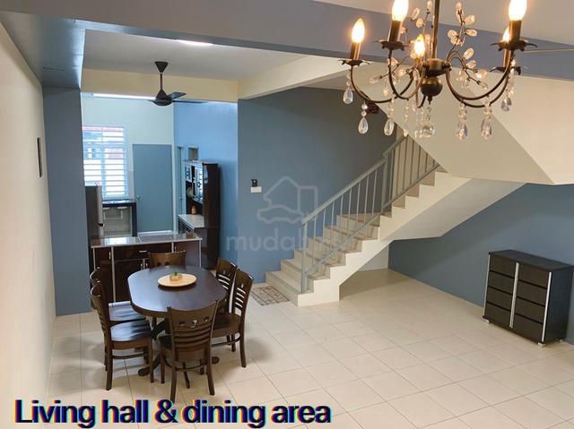 F/Furnish Double Storey Chepor Idaman Meru Klebang For Rent 1