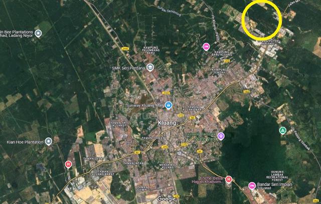 JOHOR Kluang ( Taman Puteri Kluang ) 1123 acre Oil Palm Land for sale 1