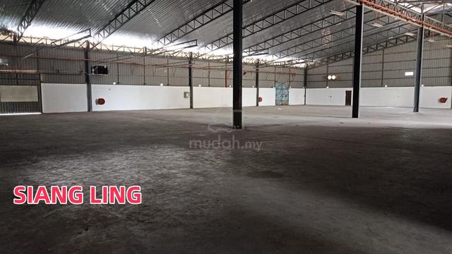 Detached Factory Warehouse For Rent  At Kulim With CCC 200 amp 1