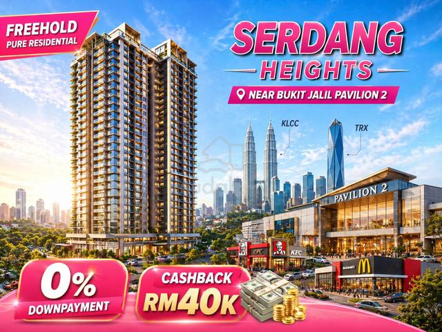 Sri Petaling Condo / 3R with 2B / Fully Furnished / Cxsh Baxk 1