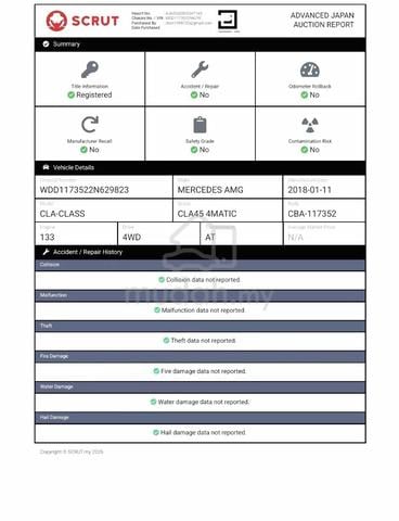 2018 Mercedes Benz CLA45 2.0 AMG SCRUT W117 CLA 45 - 3