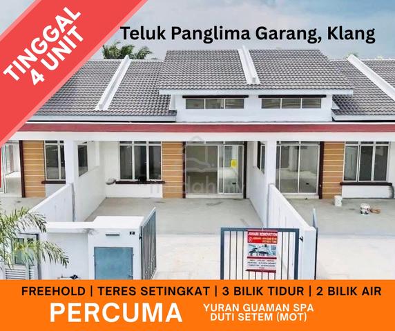 Teluk Panglima Garang |Tinggal 3 Unit Rumah Baru Teres Setingkat 1