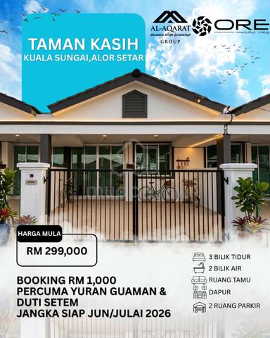 Rumah Teres 1 Tingkat Termurah Dalam Bandar Alor Setar. Mampu Milik 1