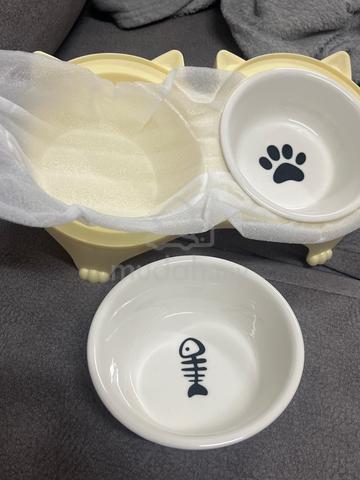 Double Cat Bowl for Cats – Food and Water Bowls - photo 3 of 3