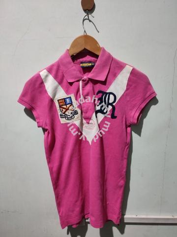 rugby Ralph Lauren polo shirt size M petite pink - Clothes for sale in  Selandar, Melaka