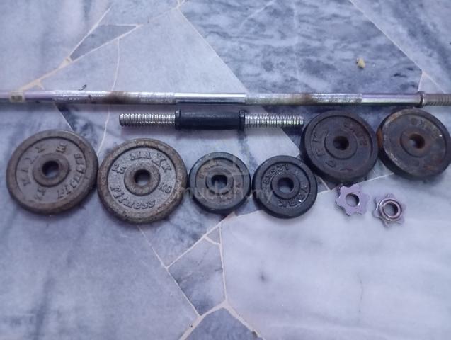 Standard barbell, a short dumbbell handle - photo 5 of 6