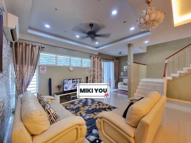 【Chimes, Fully furnish】2 storey house for rent, bandar rimbayu 1