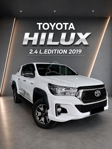2019 Toyota HILUX 2.4 L-EDITION FACELIFT (A) - 1