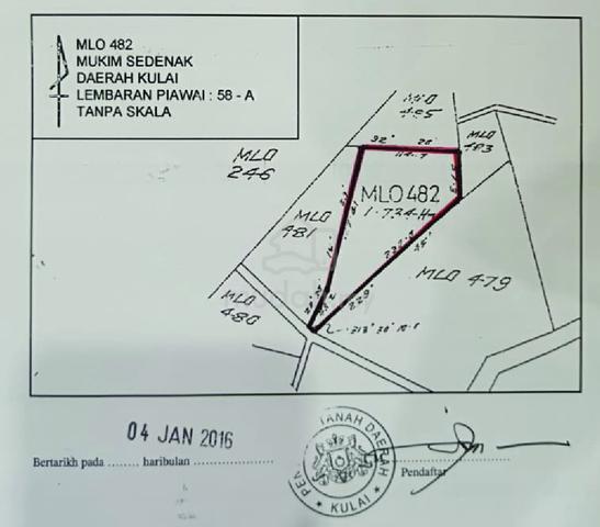 Land in Sedenak, Kulai – Gateway to JS-SEZ & IBTEC! 1