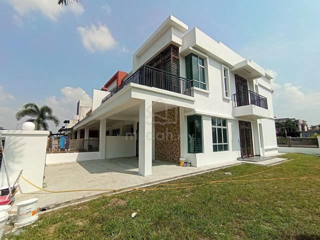 TANAH LUAS! Corner Lot Open View Double Storey Taman Pulai Hijauan 1
